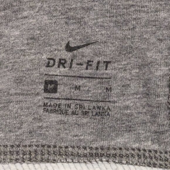 Nike Pro Scoop Neck Sports Bra Gray - Picture 3 of 3